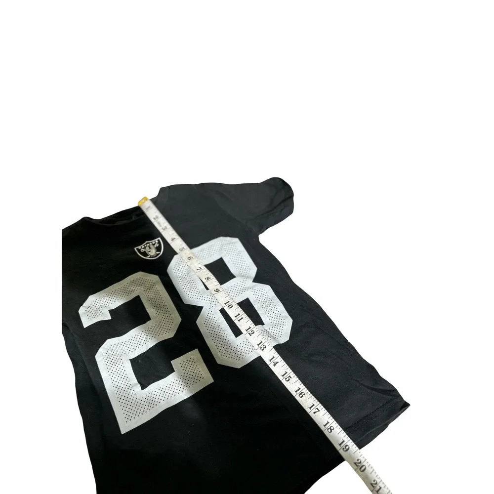 Nike Las Vegas Raiders Josh Jacobs 28 Player T-Shirt Black Youth Small